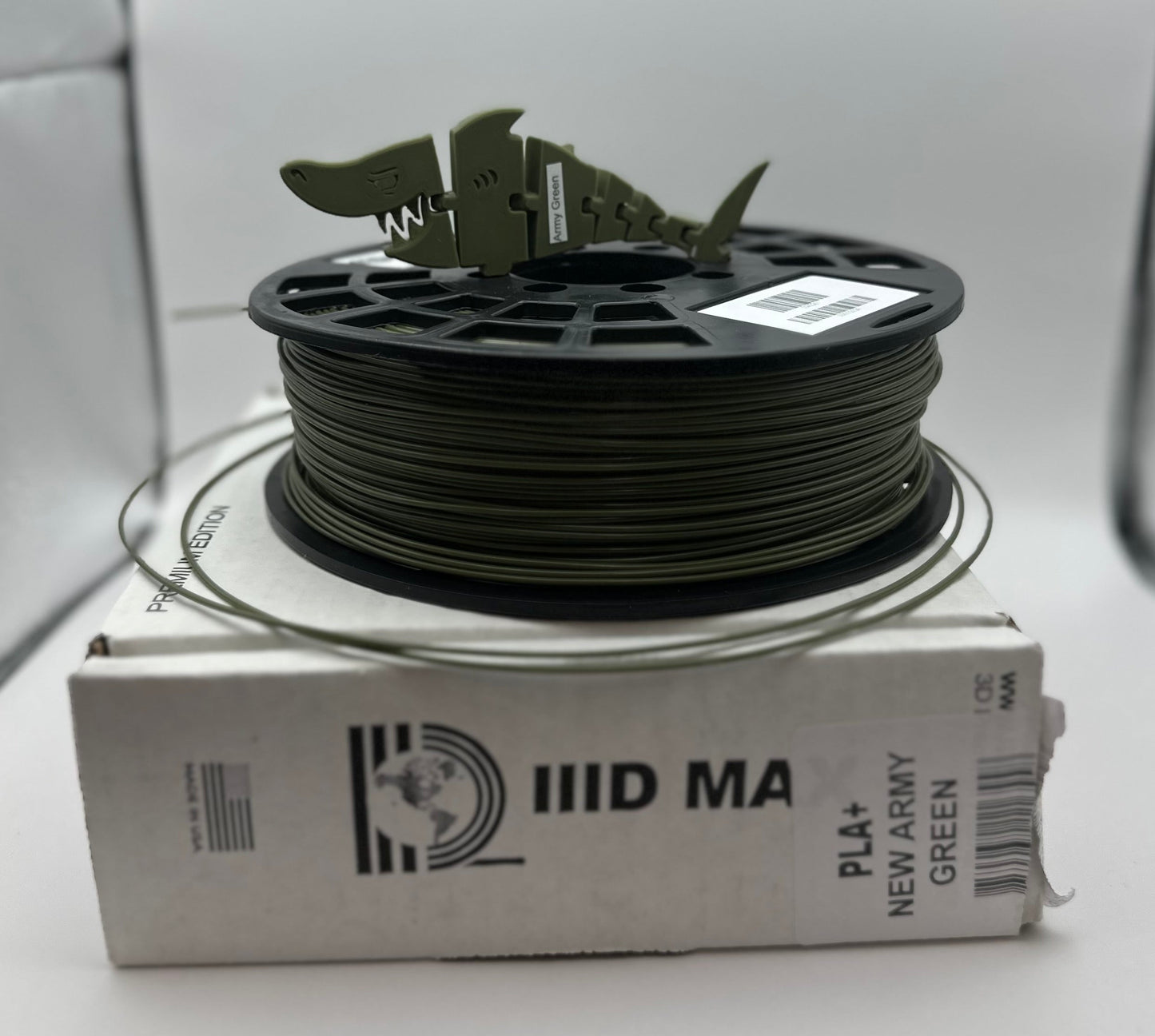 Army Green PLA+ Filament Single Roll